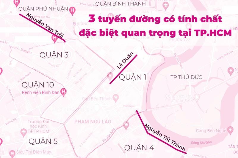 3 trục đường đặc biệt quan trọng  ở TP.HCM - ảnh 1