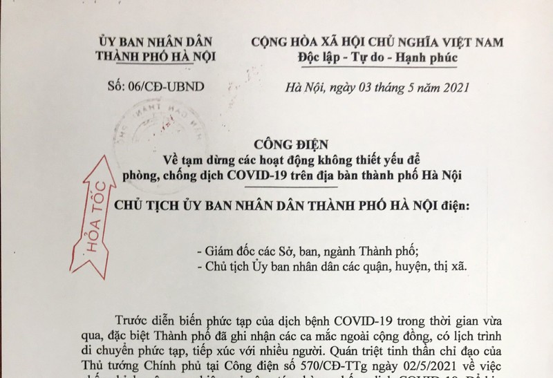 Hà Nội tạm dừng các quán ăn đường phố, trà đá, cafe vỉa hè - ảnh 1