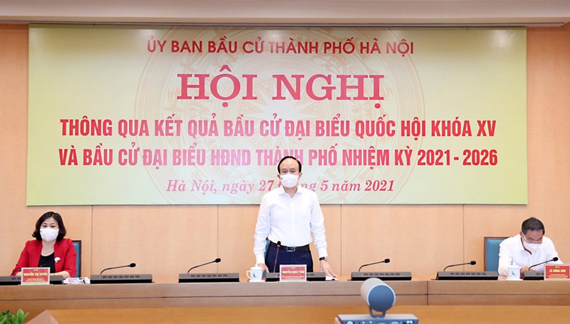 Hà Nội báo cáo sơ bộ kết quả bầu cử đại biểu QH và HĐND - ảnh 1