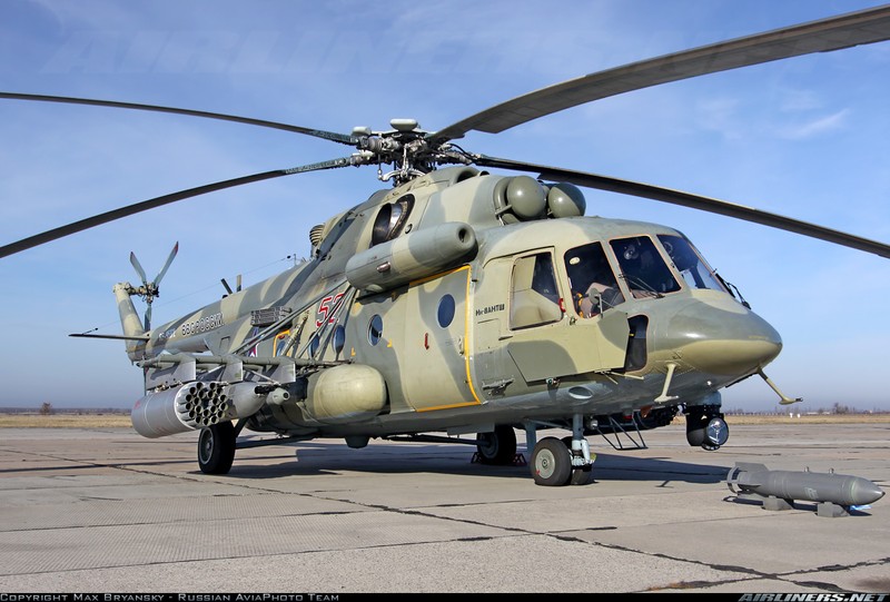 Trực thăng chiến đấu của Nga tham gia vào các chiến dịch ở Syria - ảnh 1