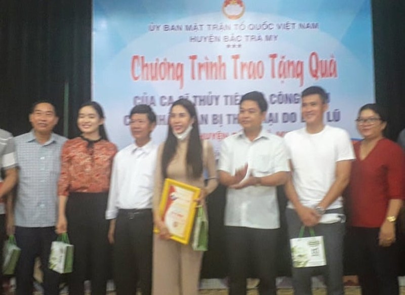 Quảng Nam: Thu thập thông tin làm từ thiện của ca sĩ Thuỷ Tiên gửi Bộ Công an  - ảnh 1