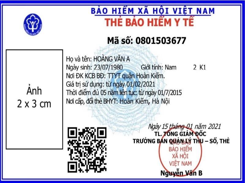 Thông tin cần biết về việc cấp thẻ bảo hiểm y tế mẫu mới - ảnh 1