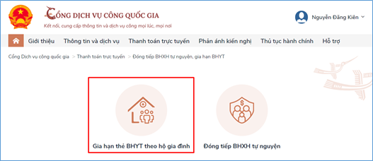 Hướng dẫn đóng bảo hiểm xã hội tự nguyện, gia hạn thẻ BHYT trực tuyến - ảnh 2