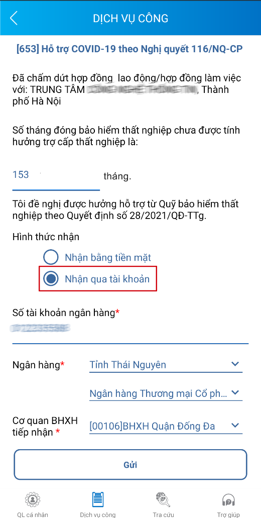 Hướng dẫn đăng ký trực tuyến nhận tiền hỗ trợ từ Quỹ bảo hiểm thất nghiệp - ảnh 1