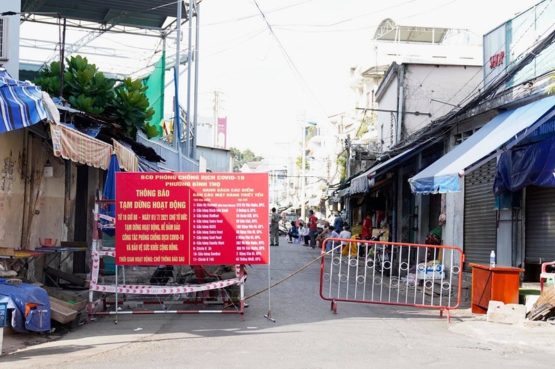 Chợ Bắc Ninh ở Thủ Đức tạm ngưng hoạt động  - ảnh 1
