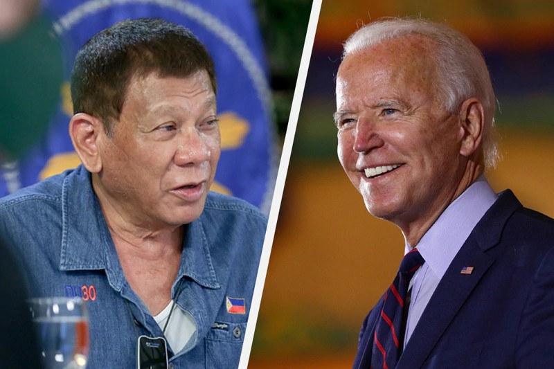 Có gì trong thư chúc mừng của ông Duterte gửi ông Biden? - ảnh 1