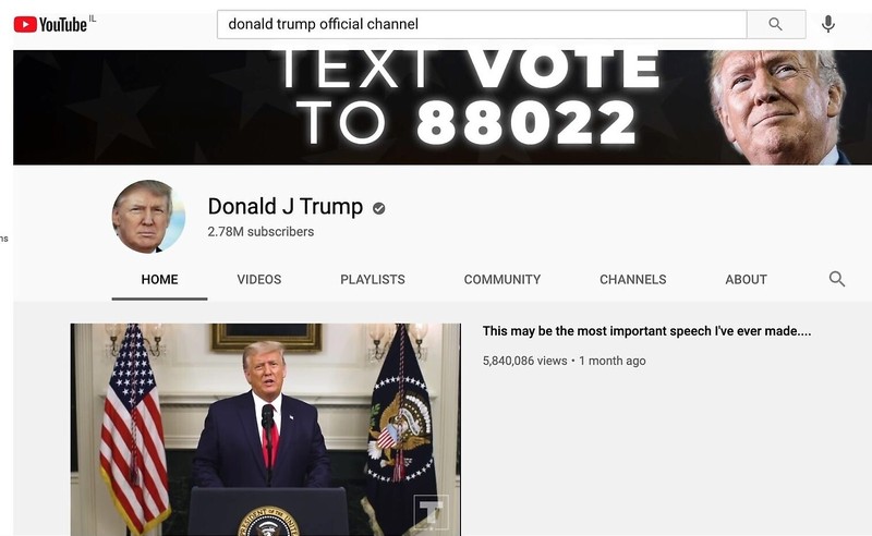 Youtube nêu điều kiện mở lại kênh của ông Trump - ảnh 1