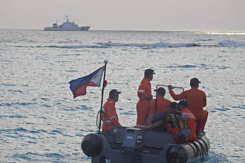 Philippines triển khai tàu tuần duyên diễn tập tại Biển Đông - ảnh 1