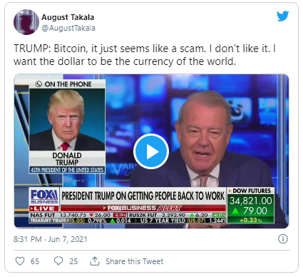 Ông Trump: Bitcoin có vẻ giống ‘trò lừa đảo’ - ảnh 1
