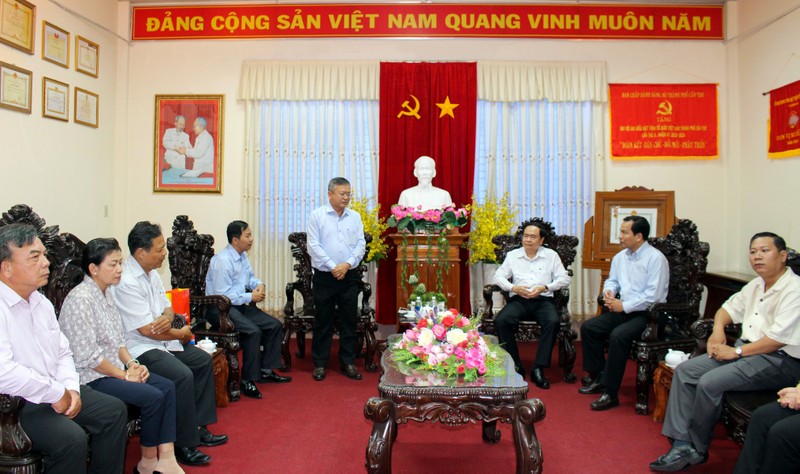 Ông Trần Thanh Mẫn làm việc với MTTQ Việt Nam TP Cần Thơ - ảnh 1