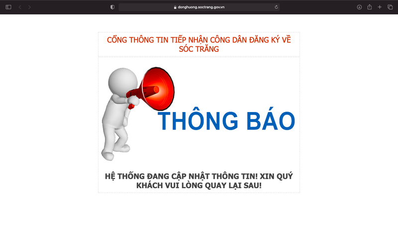 Sóc Trăng: Tạm dừng ghi nhận đăng ký về quê - ảnh 1