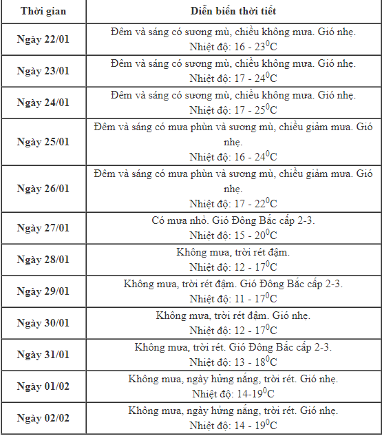 Hà Nội trời rét trong những ngày diễn ra Đại hội XIII của Đảng - ảnh 1