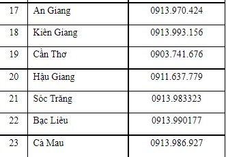 23 số hotline các tỉnh, thành phía Nam để người dân phản ánh việc tăng giá - ảnh 2