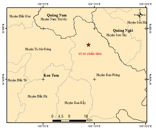 Động đất ở Biển Đông, cách biển Quảng Trạch 30 km - ảnh 1