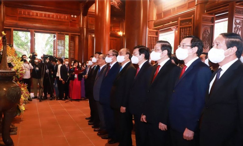 Chủ tịch nước dự lễ kỷ niệm 60 năm ngày Bác Hồ về thăm quê lần thứ 2 - ảnh 3