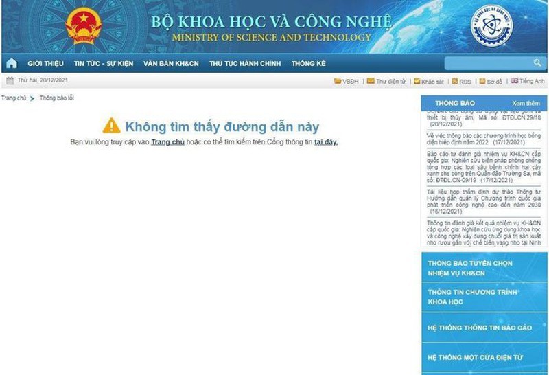 Đăng tin sai lệch về kit test Việt Á, cổng thông tin điện tử Bộ KHCN bị xử sao? - ảnh 1
