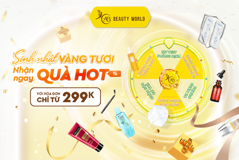 Mỹ phẩm chính hãng sale đồng giá từ 1.000 đồng mừng sinh nhật AB Beauty World - ảnh 3