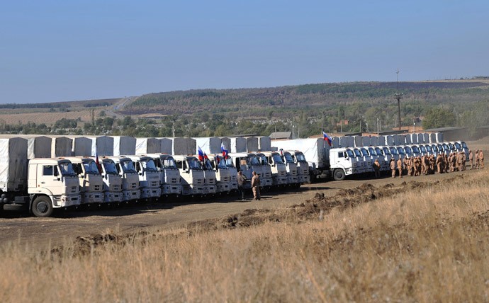 Kiev lập vùng phi quân sự, đoàn xe viện trợ thứ 3 của Nga vào Ukraine - ảnh 1