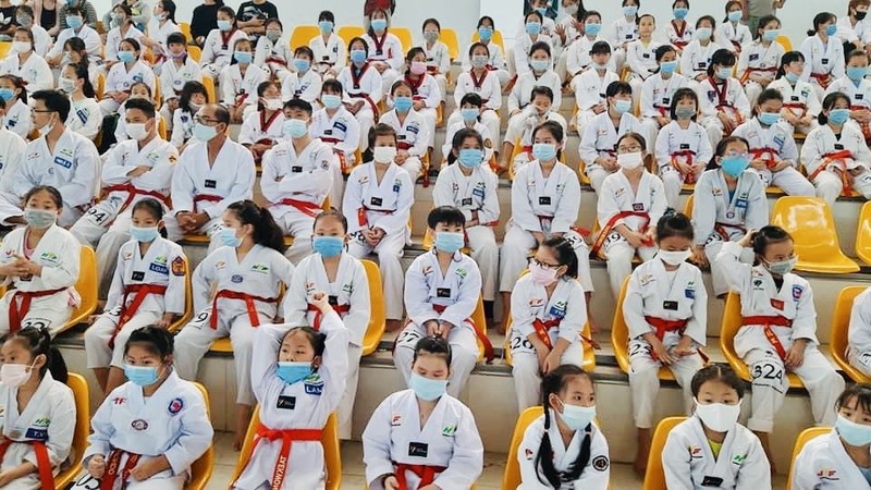 Dấu ấn của ứng dụng công nghệ tại kỳ thi thăng đẳng Taekwondo  - ảnh 1