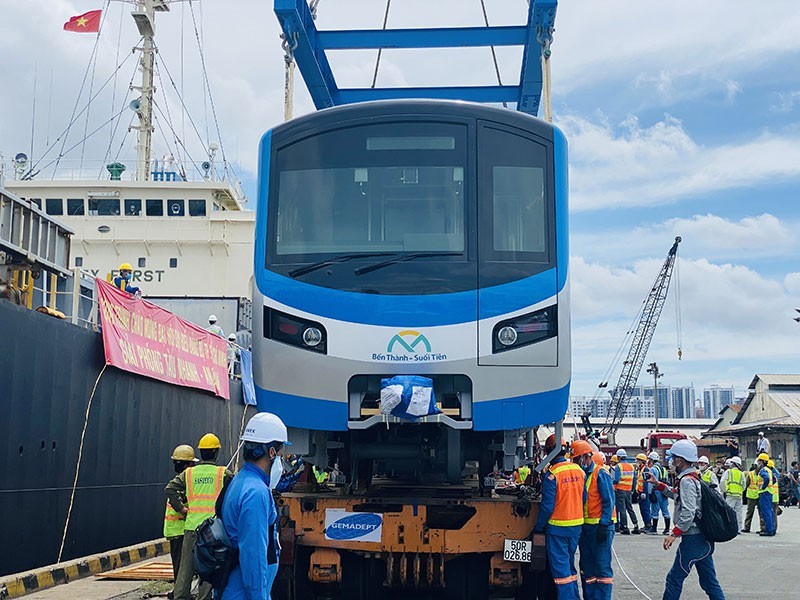 2 ngày nữa đoàn tàu metro số 1 về TP.HCM - ảnh 1