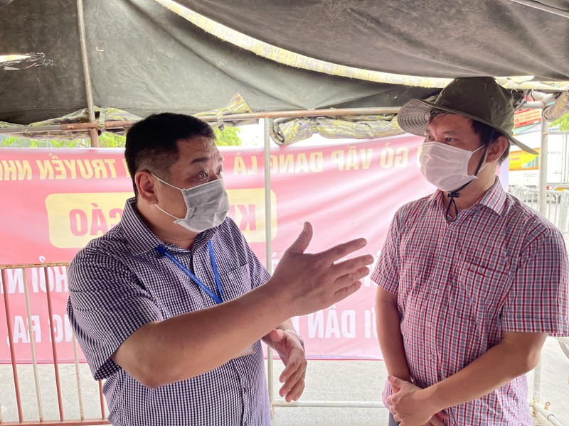 Lãnh đạo Sở GTVT thị sát các chốt chống dịch ở quận Gò Vấp, TP.HCM - ảnh 3