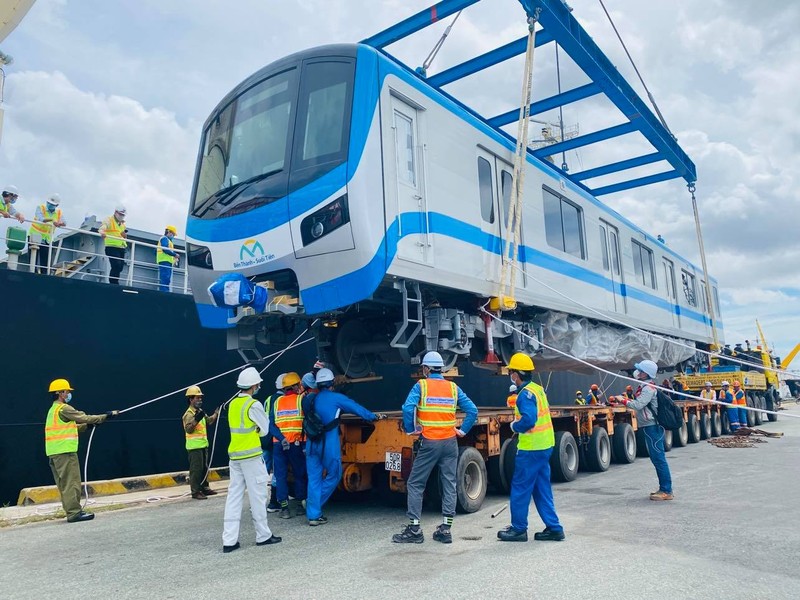 4 ngày nữa 2 đoàn tàu metro tiếp theo sẽ về tới TP.HCM - ảnh 1