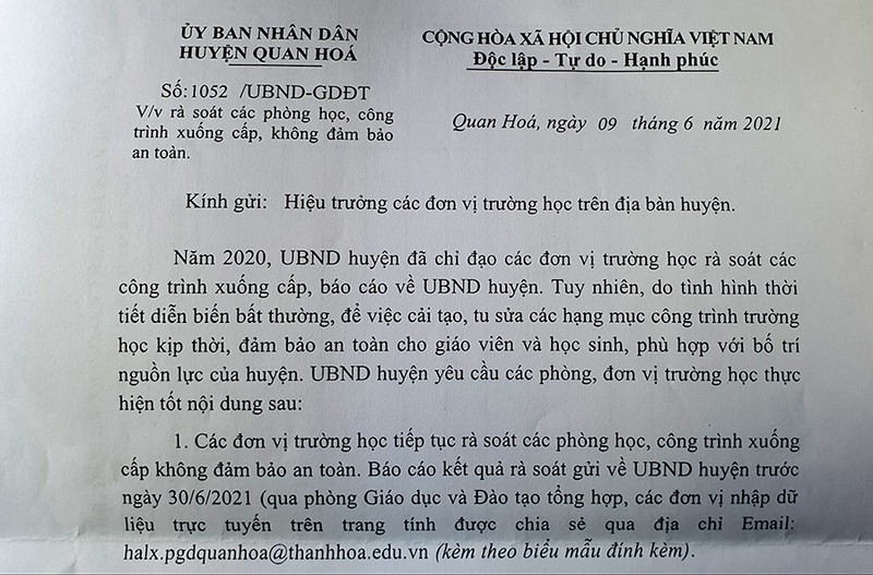 Vụ trường xuống cấp ở Thanh Hóa: Khắc phục ngay trước năm học mới - ảnh 4