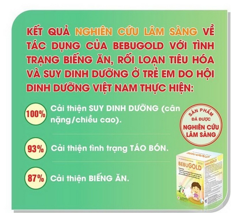 Cốm BEBUGOLD giúp trẻ hết suy dinh dưỡng sau 2 tháng - ảnh 2