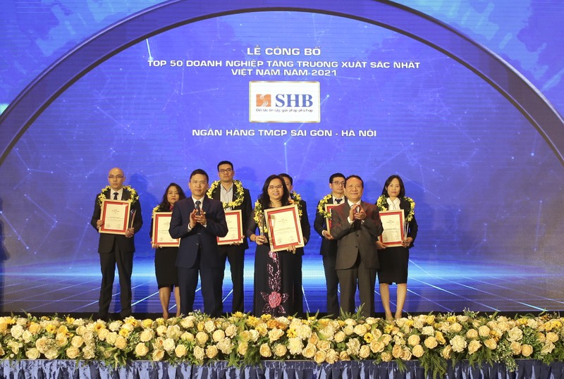 SHB: Top 50 doanh nghiệp tăng trưởng xuất sắc nhất Việt Nam - ảnh 1