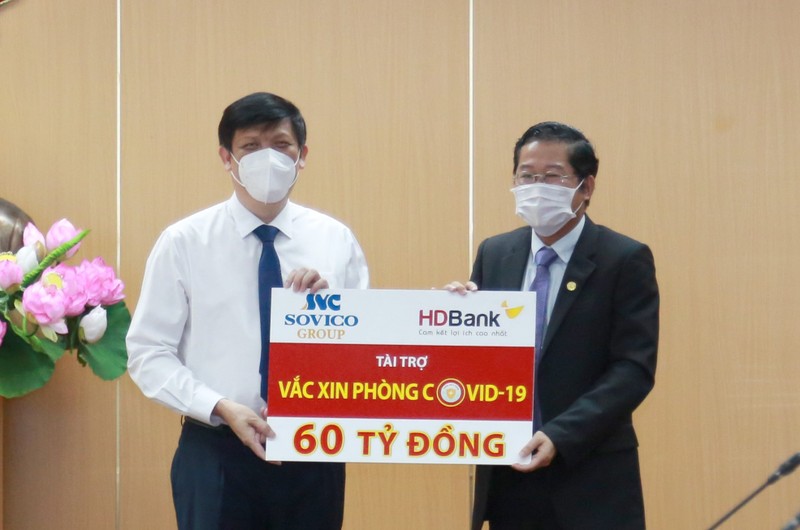 Sovico Group, HDBank ủng hộ 60 tỷ đồng cho chương trình vaccin - ảnh 1