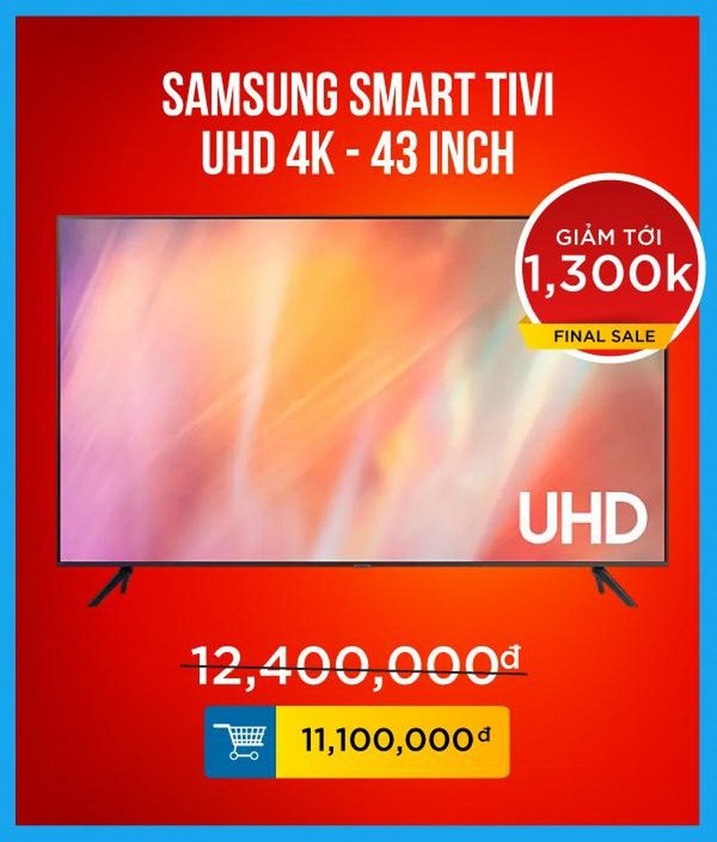 Sunshine Mall hòa nhịp cùng tuyển Việt Nam, giảm giá cực sốc tivi Samsung - ảnh 2