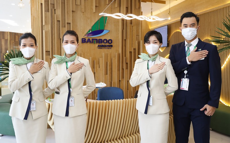 Ngắm phòng chờ thương gia tại sân bay Phù Cát  của Bamboo Airways - ảnh 6