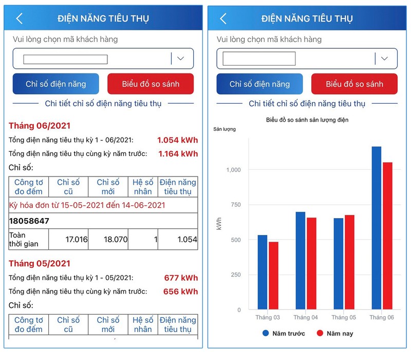 Ứng dụng theo dõi hóa đơn tiền điện từng ngày - ảnh 2