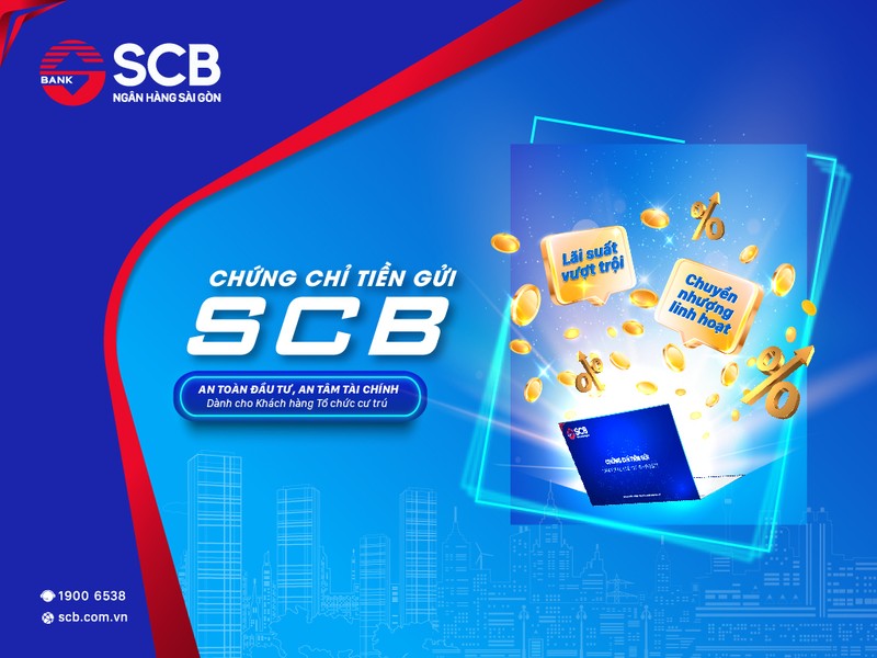 SCB phát hành chứng chỉ tiền gửi mới dành cho doanh nghiệp - ảnh 1