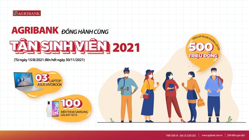 Agribank dành 500 triệu đồng chào đón tân sinh viên 2021 - ảnh 1