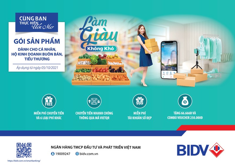 BIDV ra mắt gói tài chính dành riêng cho hộ kinh doanh - ảnh 1