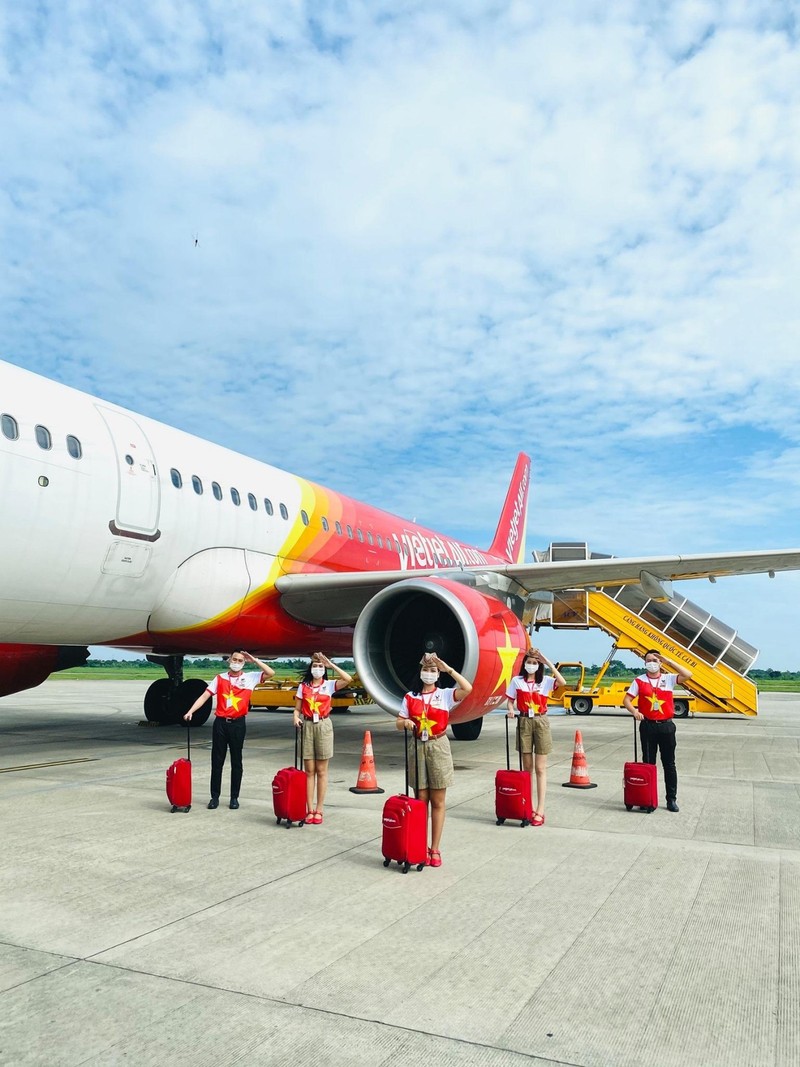 Vietjet khôi phục 48 đường bay nội địa trên những chuyến bay xanh - ảnh 1