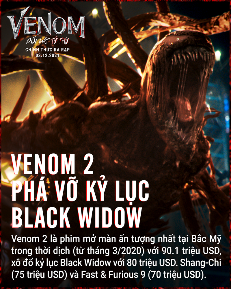 Venom 2 ấn định ngày khởi chiếu chính thức ở Việt Nam - ảnh 2
