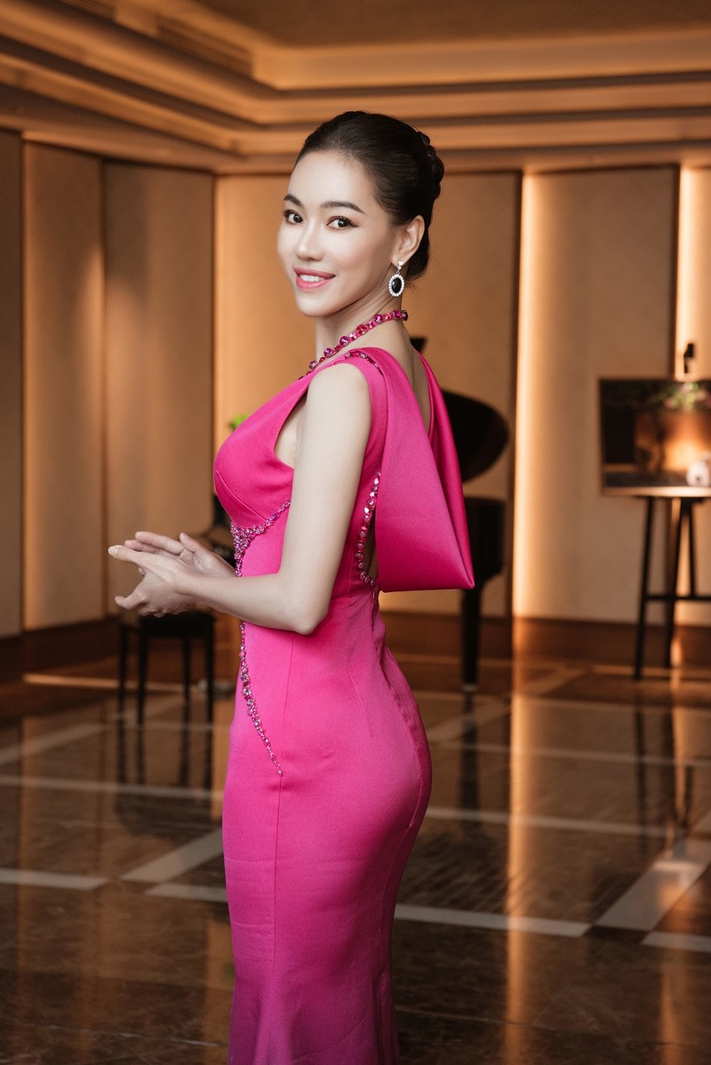 Điểm danh dàn hậu trên thảm đỏ Miss World Việt Nam - ảnh 3