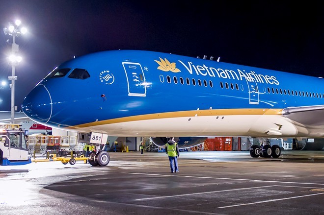 Boeing 787 đầu tiên của Vietnam Airlines xuất xưởng tại Mỹ