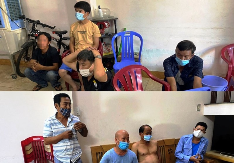 Đà Nẵng: Công an tạm giữ 9 người tụ tập đánh bài ăn tiền  - ảnh 1