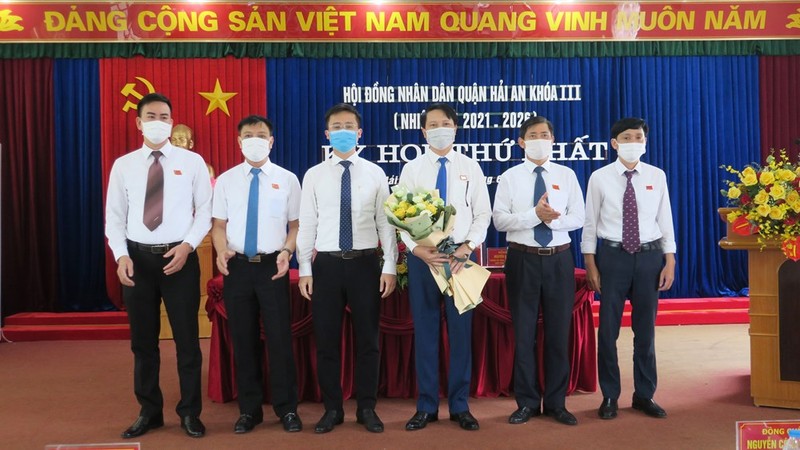 HĐND quận Hải An, TP Hải Phòng bầu các chức danh chủ chốt  - ảnh 1