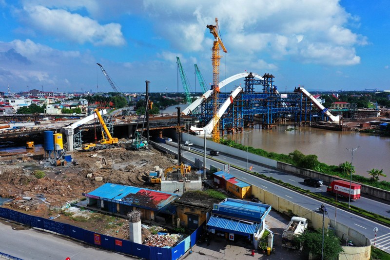 Hải Phòng: Công trình cầu Rào hơn 2200 tỉ đồng vào giai đoạn nước rút - ảnh 7
