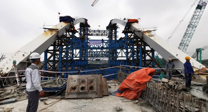 Hải Phòng: Công trình cầu Rào hơn 2200 tỉ đồng vào giai đoạn nước rút - ảnh 4