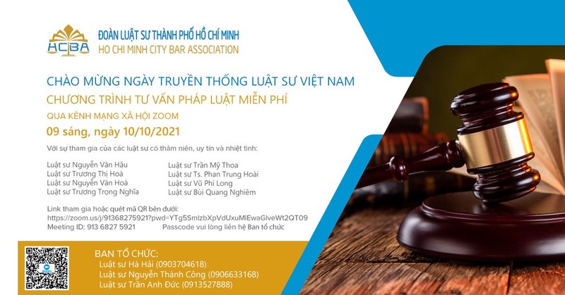 Đoàn Luật sư TP.HCM tổ chức tư vấn pháp luật miễn phí cho người dân - ảnh 1