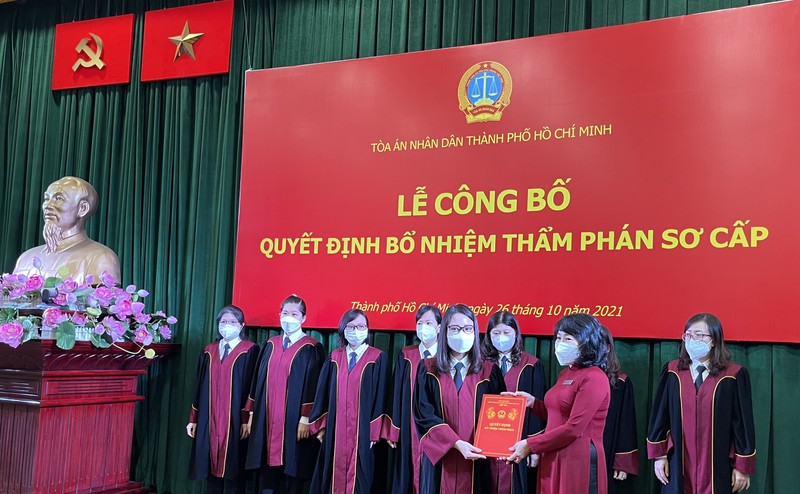 TP.HCM: Bổ nhiệm 33 thẩm phán mới - ảnh 1