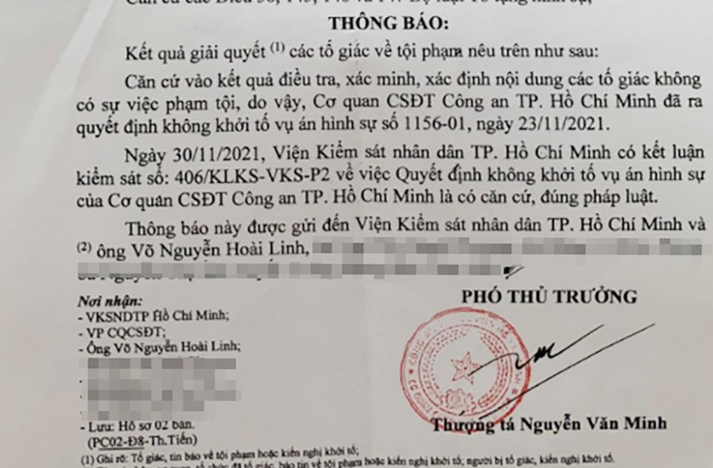 Viện kiểm sát thống nhất việc không khởi tố hình sự vụ tố cáo nghệ sĩ Hoài Linh - ảnh 2