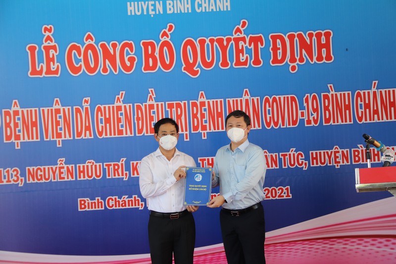 TP.HCM: Khánh thành bệnh viện dã chiến 1.000 giường ở huyện Bình Chánh - ảnh 1