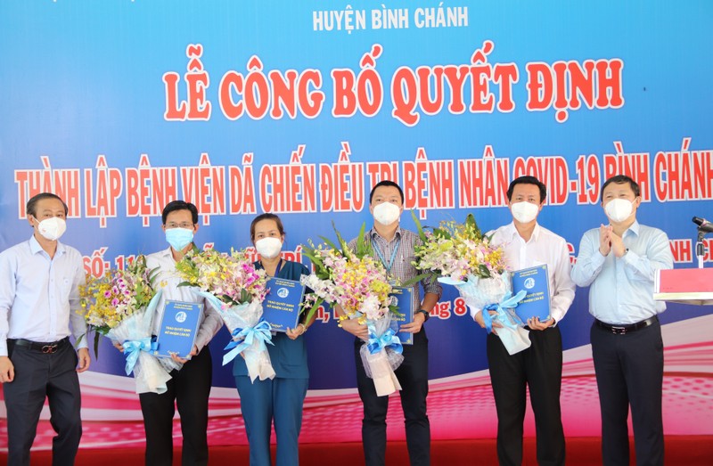 TP.HCM: Khánh thành bệnh viện dã chiến 1.000 giường ở huyện Bình Chánh - ảnh 2