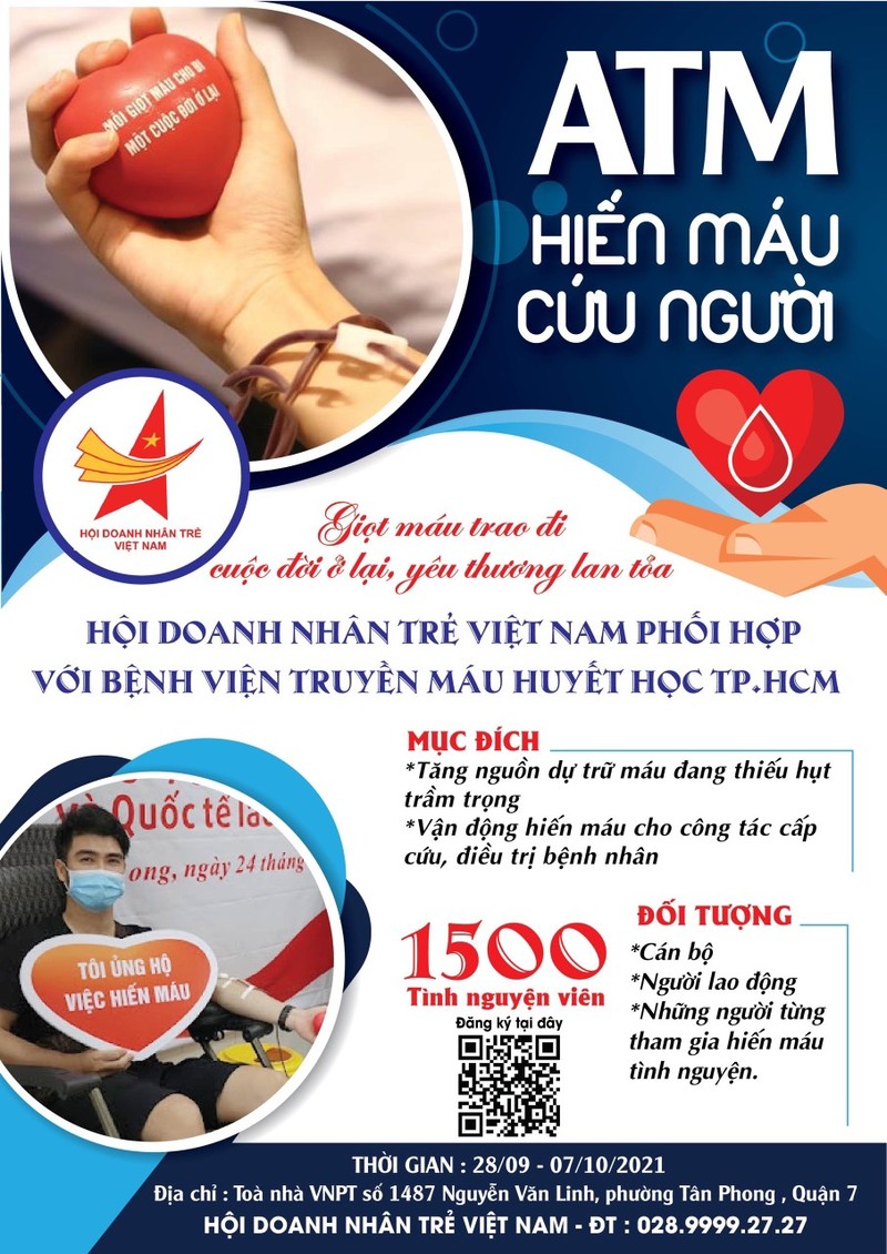 Đăng ký tham gia hiến máu cứu người ở TPHCM - ảnh 1